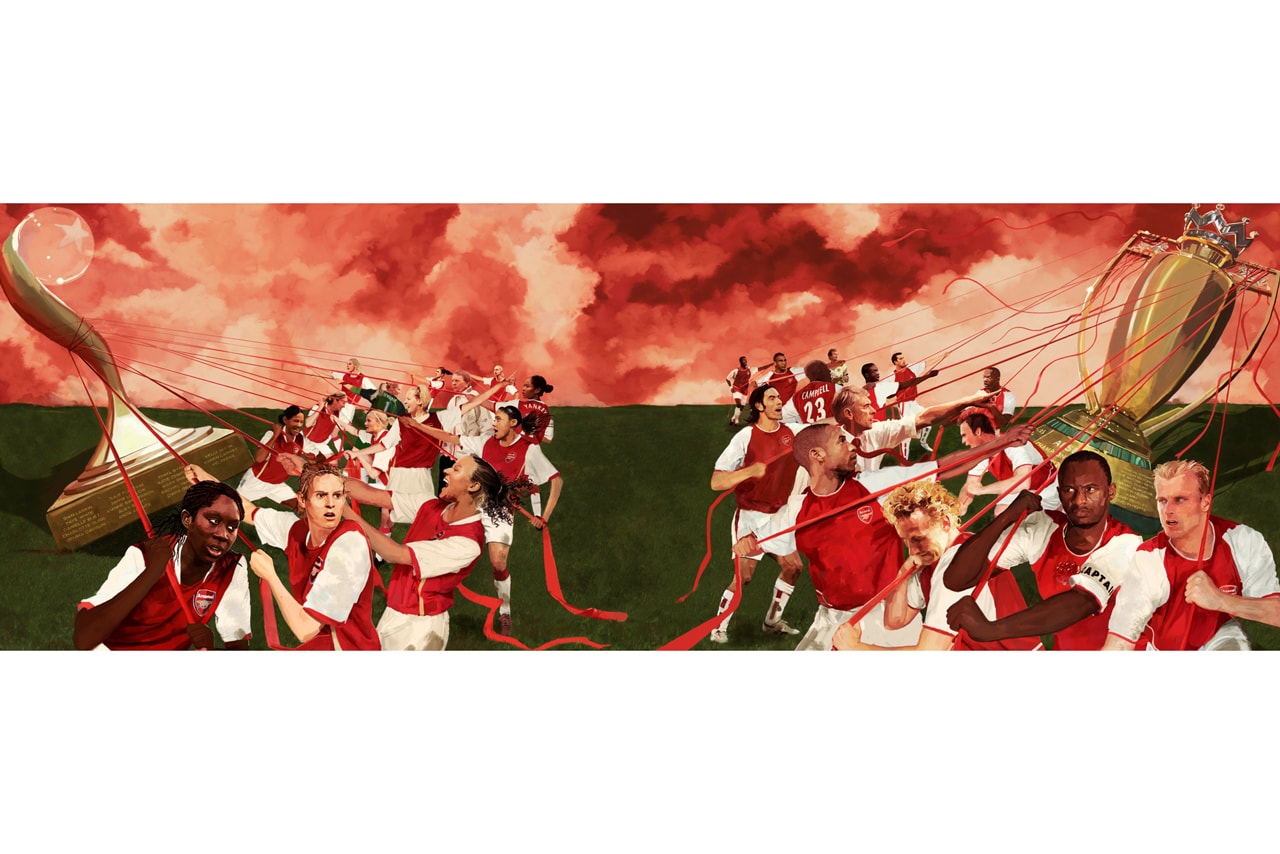 Arsenal Football Club Stadium Artwork Reuben Dangoor Jeremy Deller David Rudnick Soccer Sports North London 