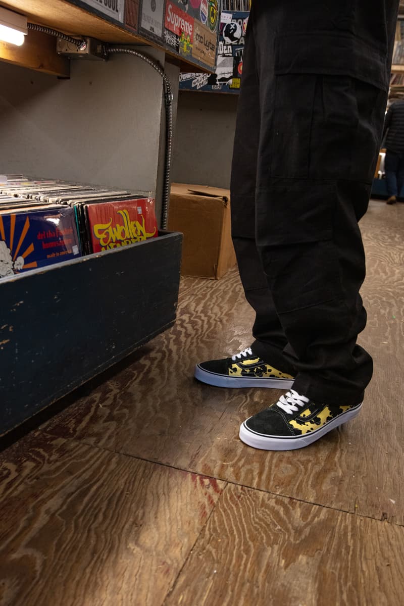 awake ny new york angelo baque vans old skool new york city punk skateboarding hip hop green purple yellow cow print official release date info photos price store list buying guide