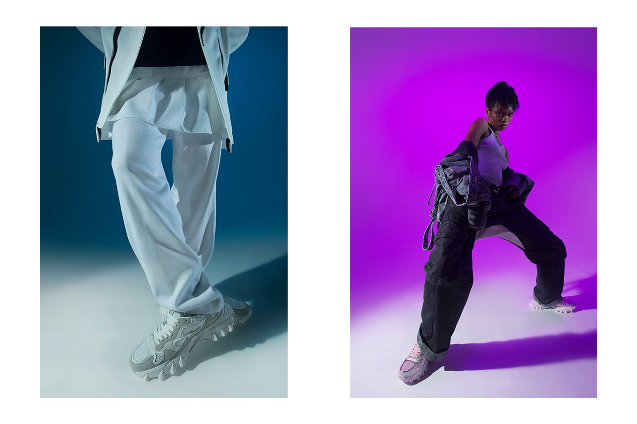 balmain b-east sneaker olivier rousteing animal kingdom footwear streetwear chunky 90s 