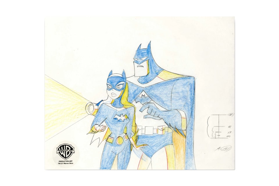 Batman The Animated Series Production Cel Concept Art | Hypebeast