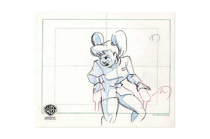 Batman The Animated Series Production Cel Concept Art