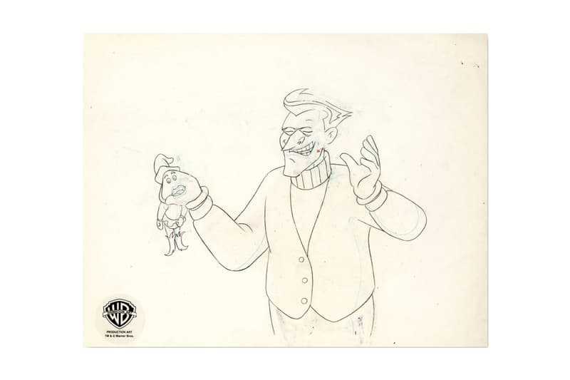 Batman The Animated Series Production Cel Concept Art