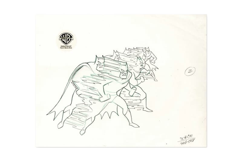 Batman The Animated Series Production Cel Concept Art