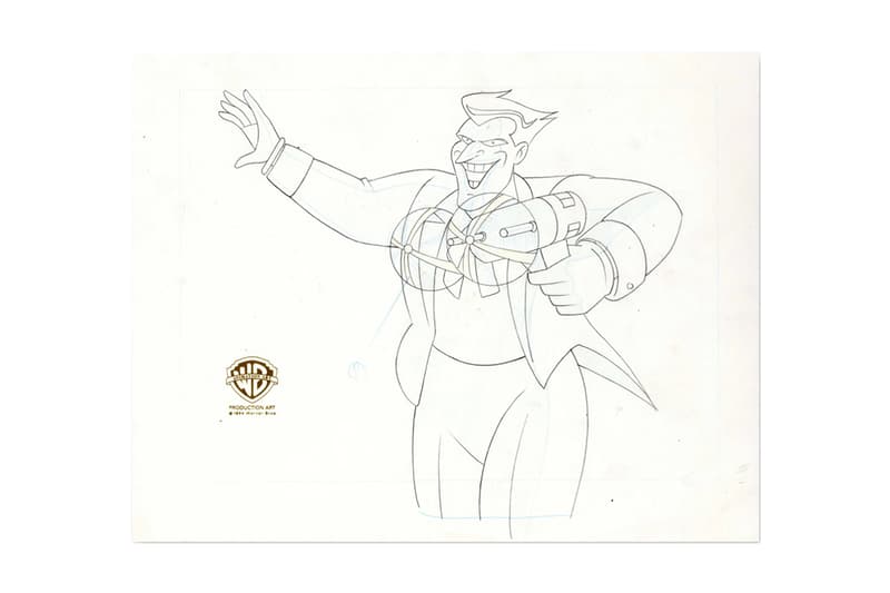 Batman The Animated Series Production Cel Concept Art
