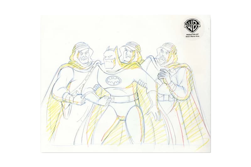 Batman The Animated Series Production Cel Concept Art