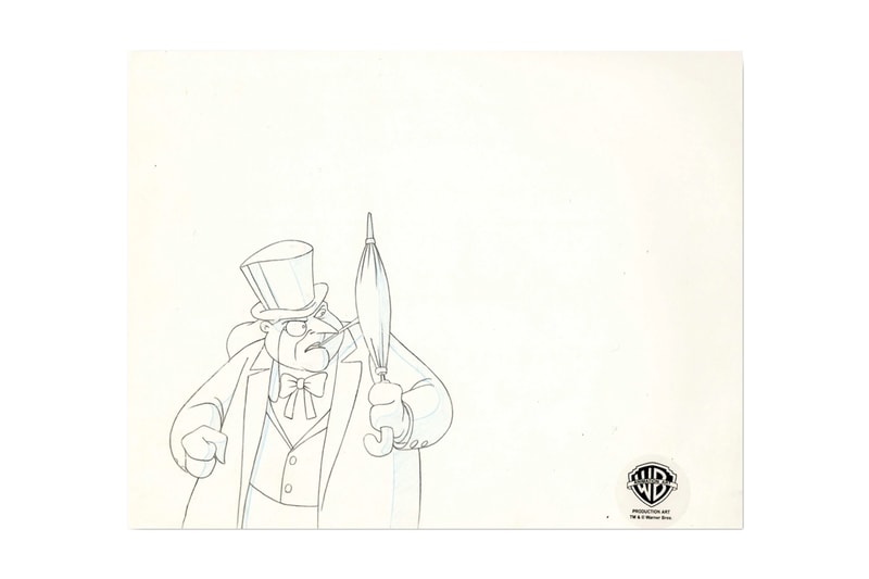 Batman The Animated Series Production Cel Concept Art