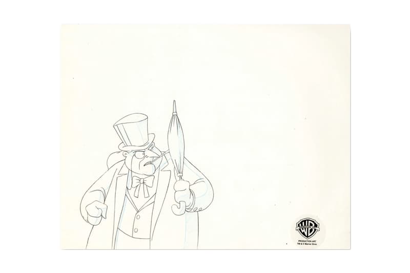 Batman The Animated Series Production Cel Concept Art