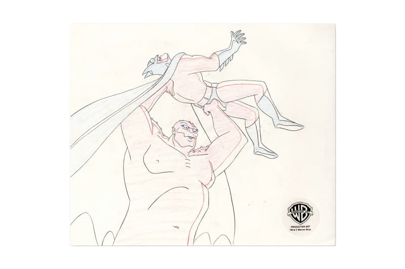 Batman The Animated Series Production Cel Concept Art