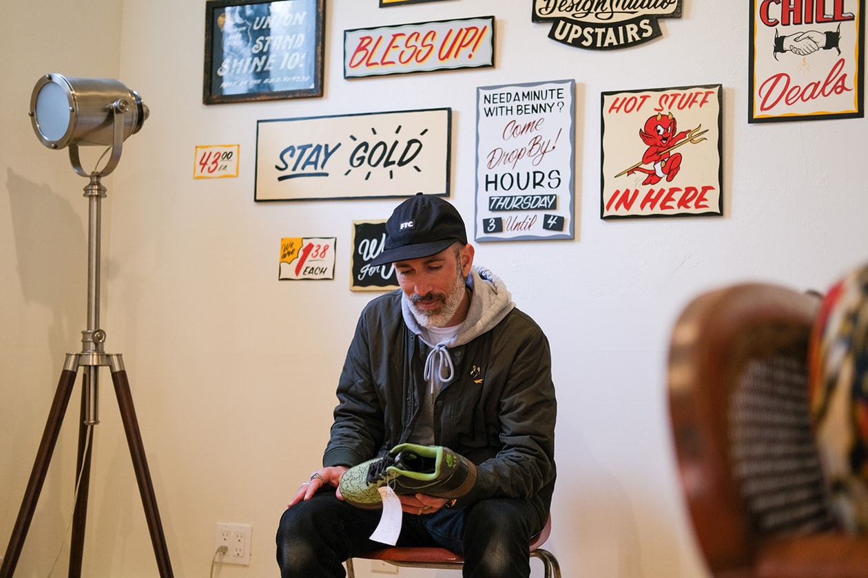 benny gold huf nike air force 1 hufquake sole mates interview san francisco hypebeast