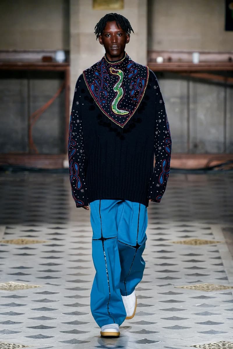 BLUEMARBLE Fall Winter 2023 Menswear Runway Show Paris Fashion Week FW23 Collection Anthony Alvarez