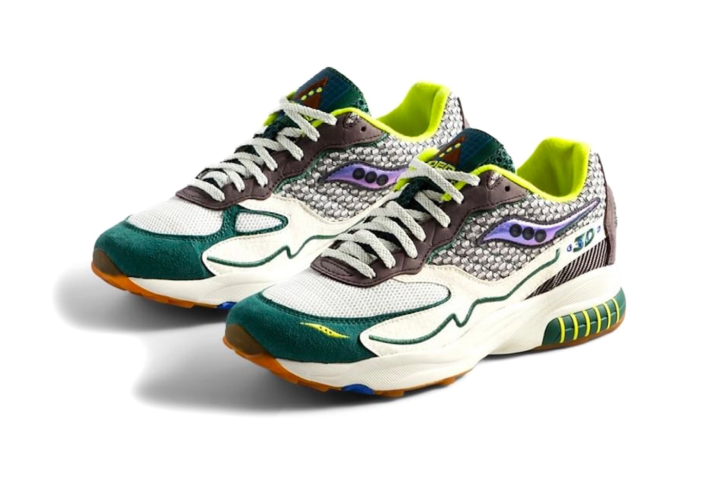 Bodega Saucony 3D Grid Hurricane Collaboration January 21 suede mesh release info date price