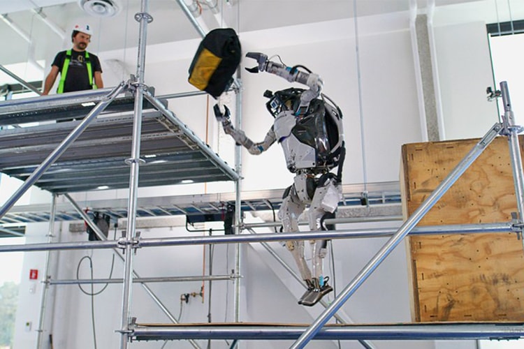 Watch Boston Dynamics' Atlas Robot Work Construction