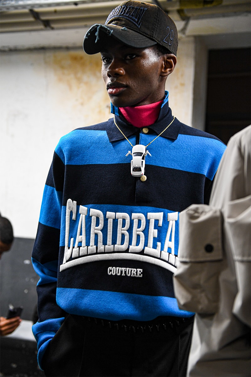 Botter Fall/Winter 2023 Paris Fashion Week Collection pfw fw23 caribbean vibrant colors hosue motifs garments reebok shoes sneakers