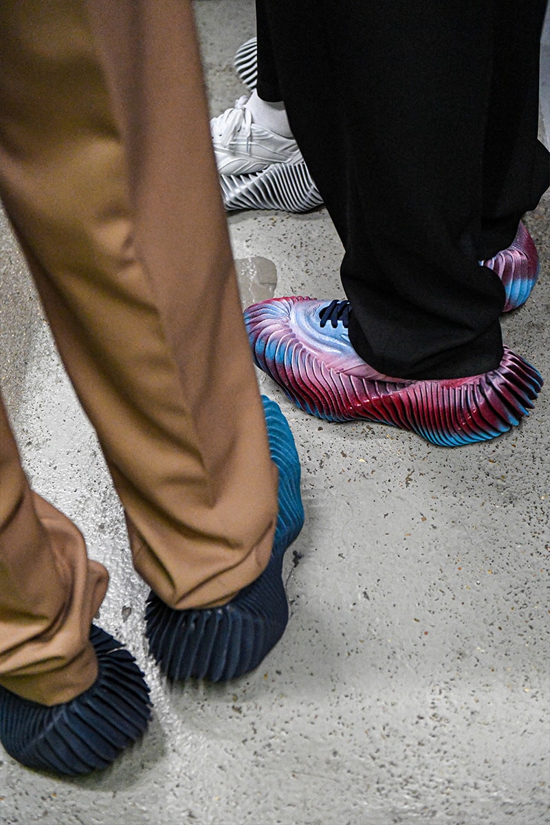 Botter Fall/Winter 2023 Paris Fashion Week Collection pfw fw23 caribbean vibrant colors hosue motifs garments reebok shoes sneakers