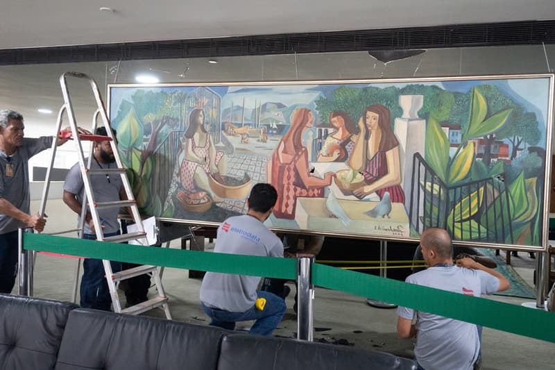 Bolsano Supporters Damage Modernist Artworks Brazil