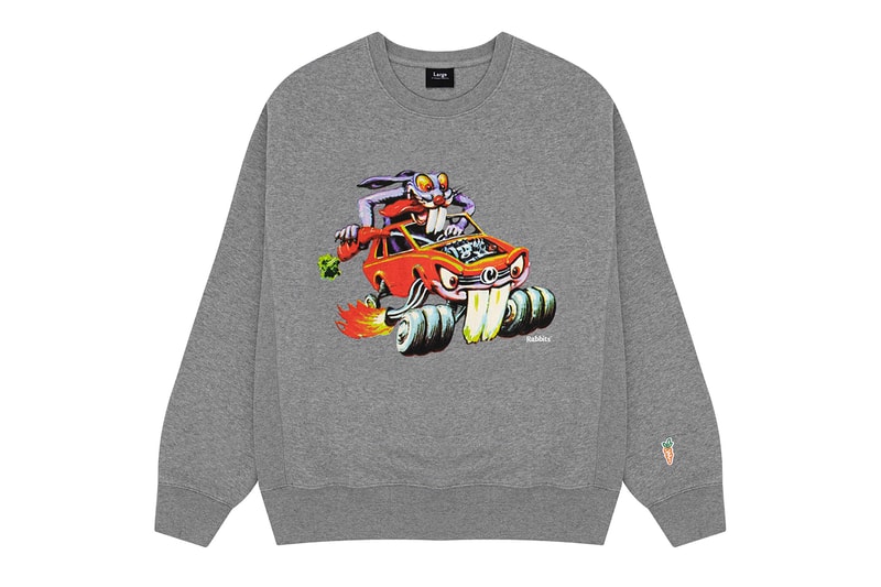 Freddie Gibbs Carrots Rabbits Friendship gray sweat monster crew truck petal wordmark signature trucker hat release info date price