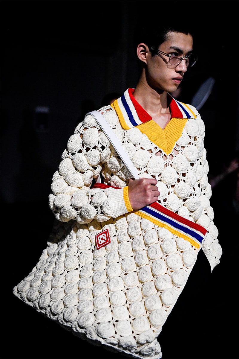 Casablanca Fall/Winter 2023 PFW 2023 Collection Backstage Runway Controversial Syria Refugees 