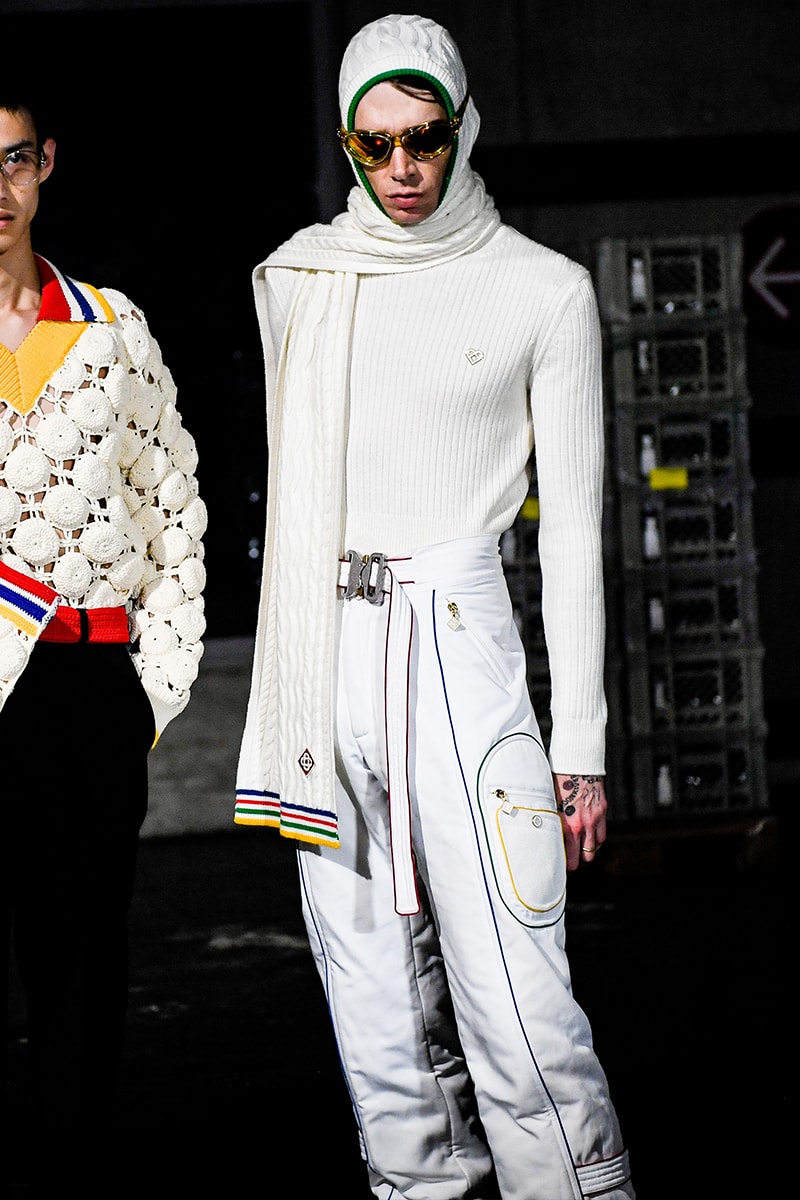 Casablanca Fall/Winter 2023 PFW 2023 Collection Backstage Runway Controversial Syria Refugees 
