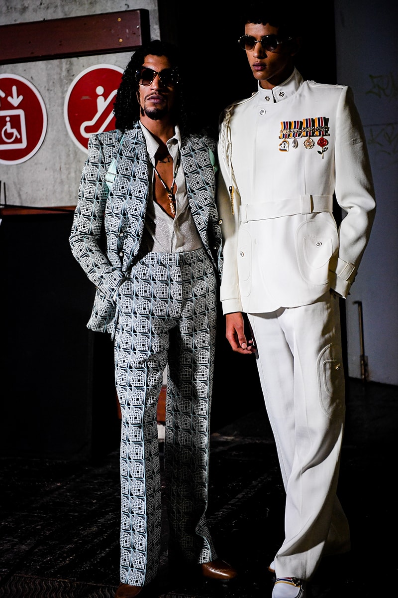 Casablanca Fall/Winter 2023 PFW 2023 Collection Backstage Runway Controversial Syria Refugees 