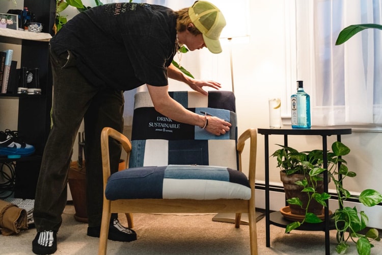 Casen Sullivan Reworks a Lounge Chair for Bombay Sapphire’s Through the Looking Glass Series