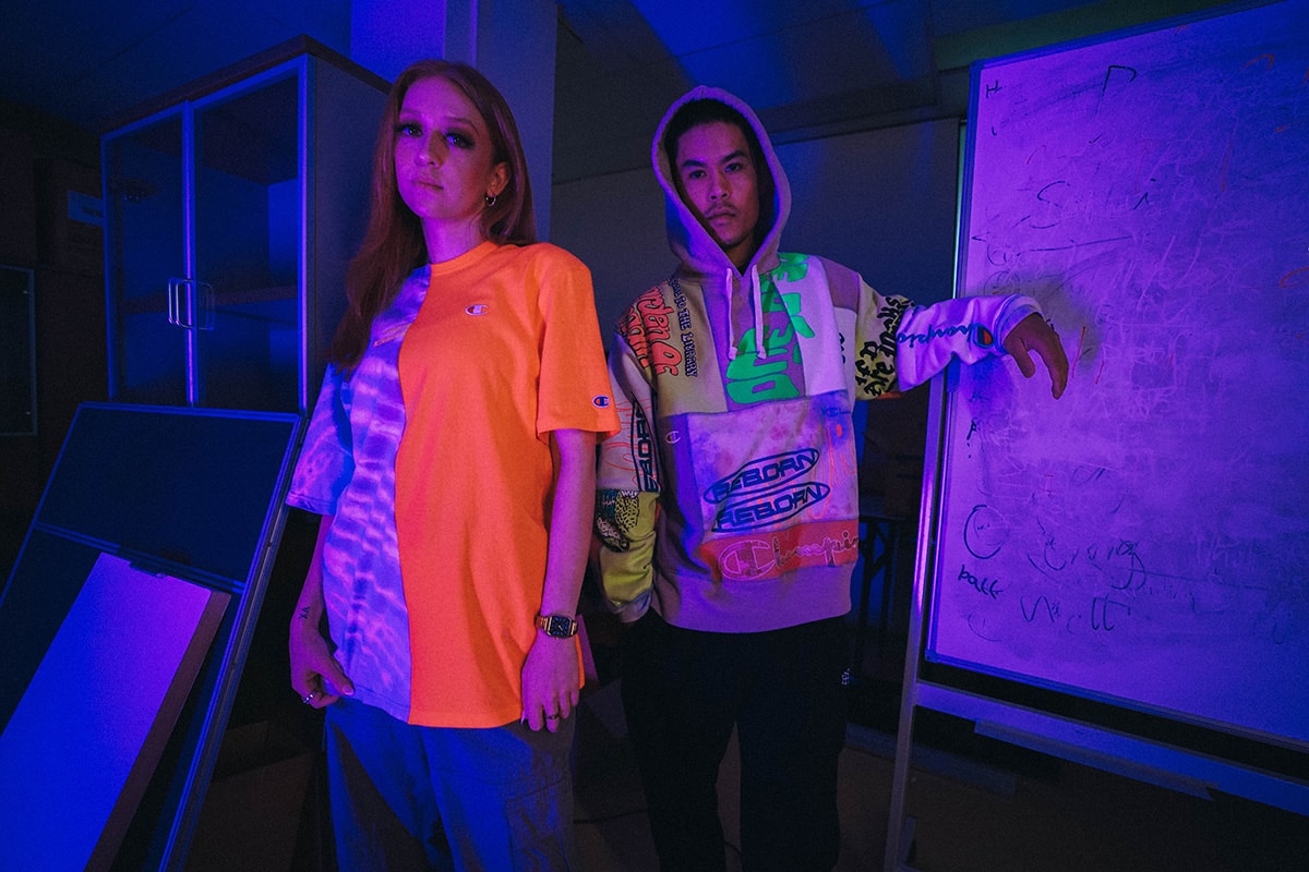 champion reborn by homie capsule mini documentary future from waste lab sustainable fashion nfc tags