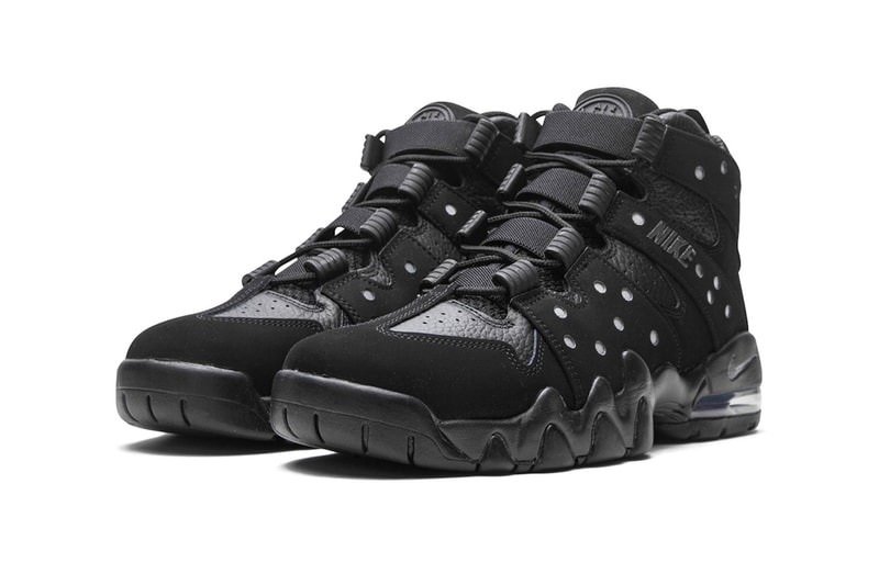Charles Barkley's Nike Air Max CB 94 "Triple Black" Is Officially Returning Holiday 2023 swoosh basketball nba phoenix suns high tops DC1411-001