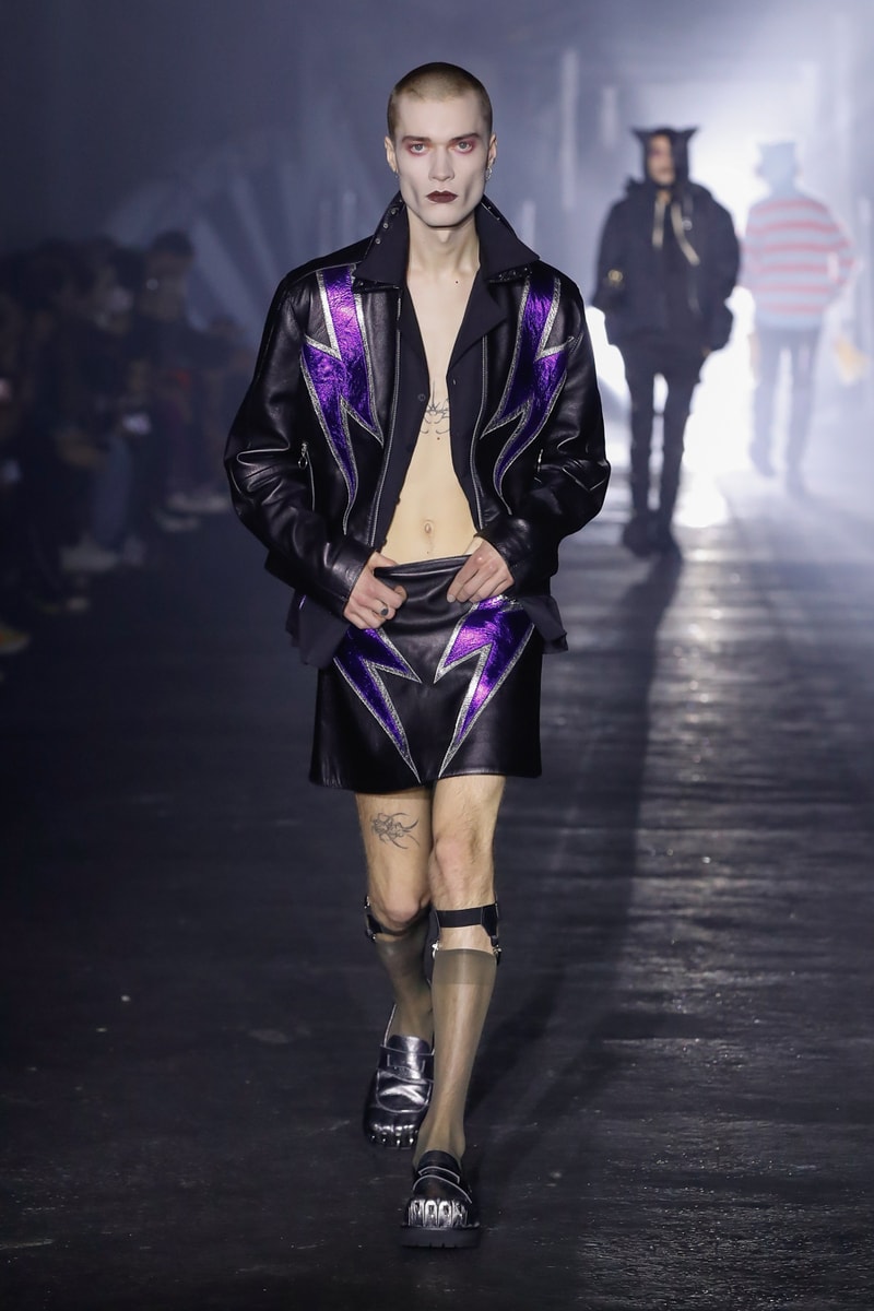 Чарльз Джеффри LOVERBOY Осень-Зима 2023 FW23 Неделя моды в Милане Дебют на подиуме MFW Mens London Designer