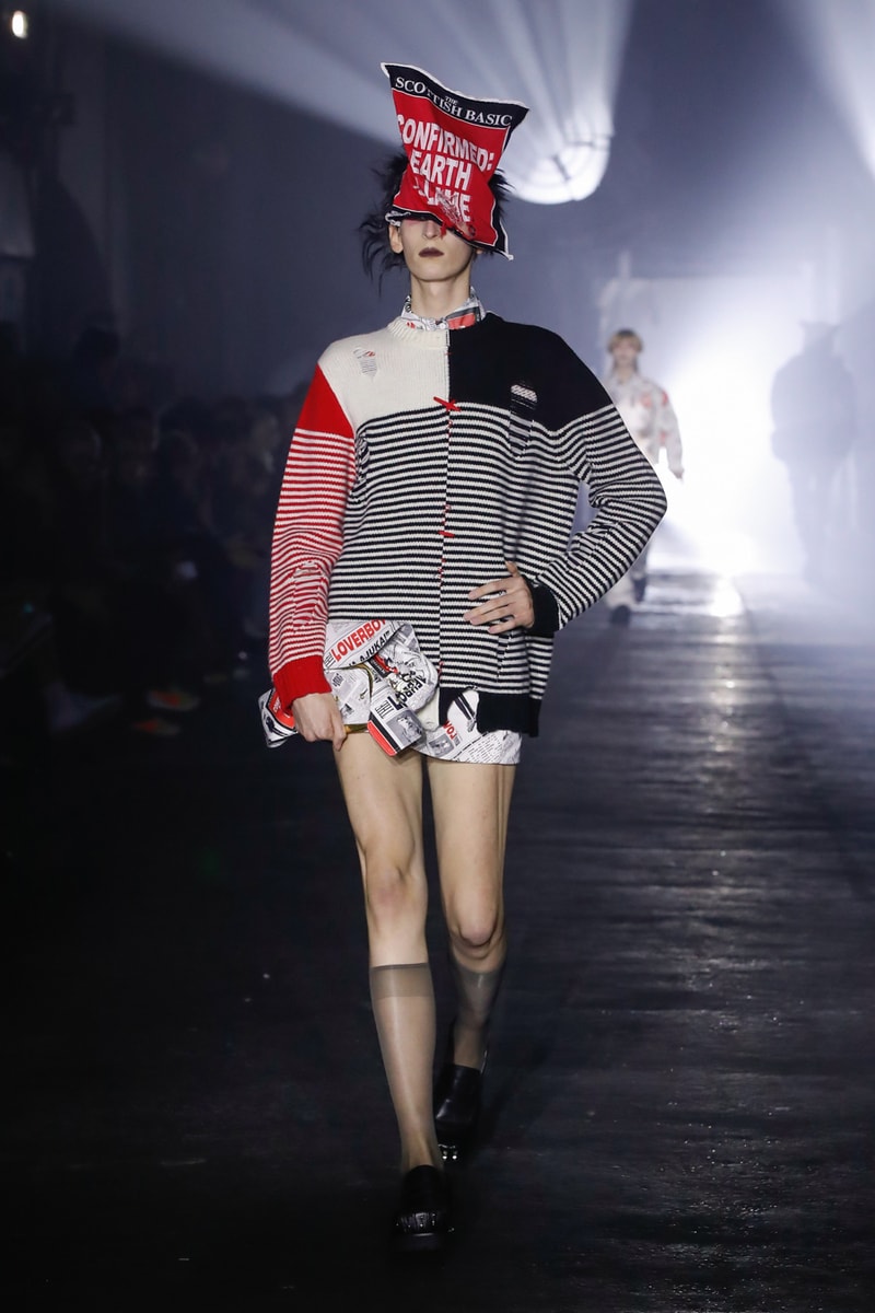 Чарльз Джеффри LOVERBOY Осень-Зима 2023 FW23 Неделя моды в Милане Дебют на подиуме MFW Mens London Designer