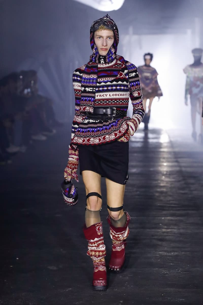 Charles Jeffrey LOVERBOY Fall Winter 2023 FW23 Milan Fashion Week Runway Show Debut MFW Mens London Designer 