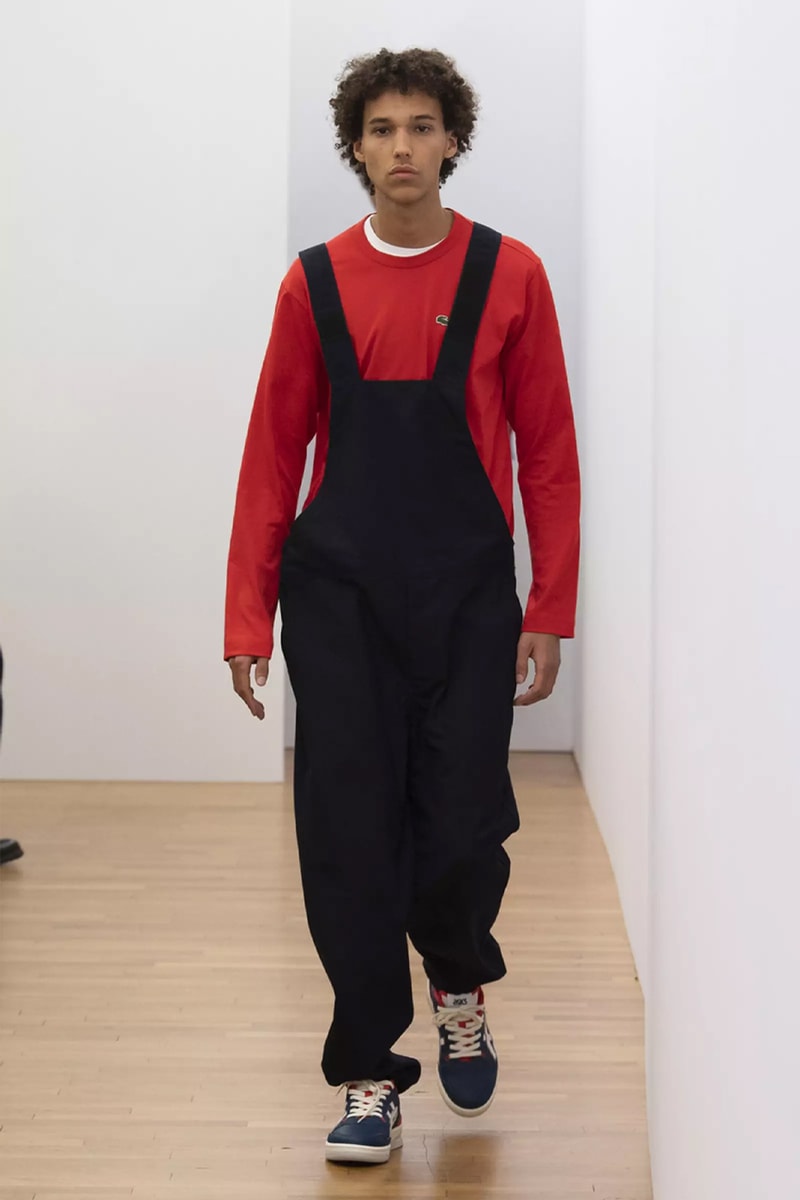 Lacoste and Asics Collaborations Lead COMME des GARÇONS Shirt FW23 french sub label cdg tokyo 