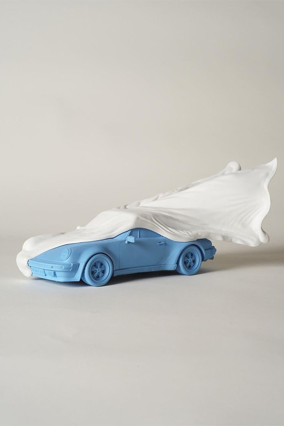 Daniel Arsham "VEILED PORSCHE" Sculpture Release Information car 930 Turbo supercar artist art