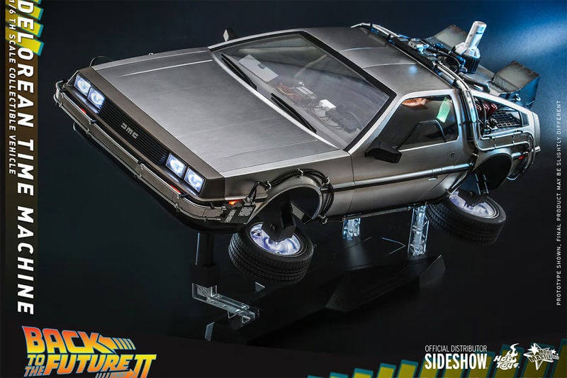 delorean time machine sixth scale hot toy release info date store list buying guide photos price