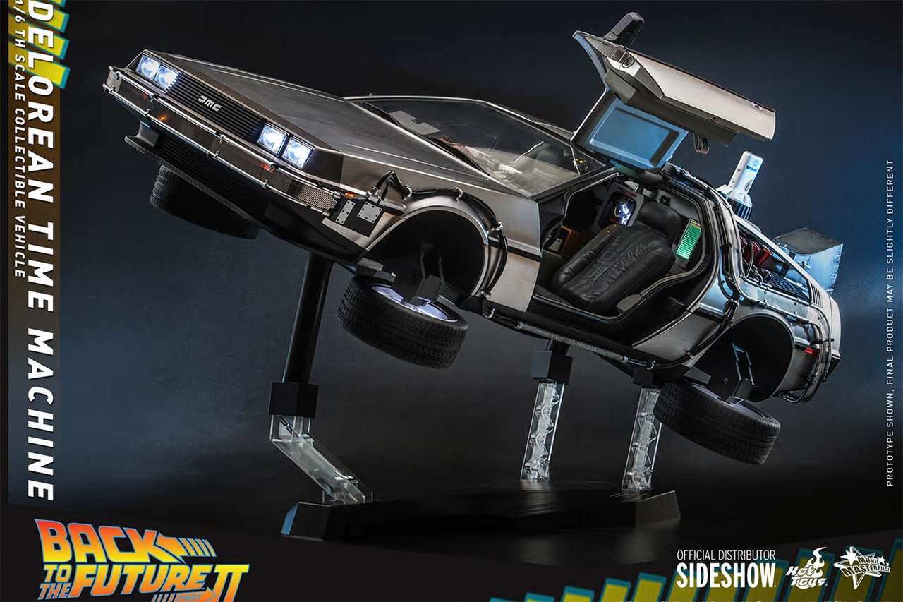 delorean time machine sixth scale hot toy release info date store list buying guide photos price