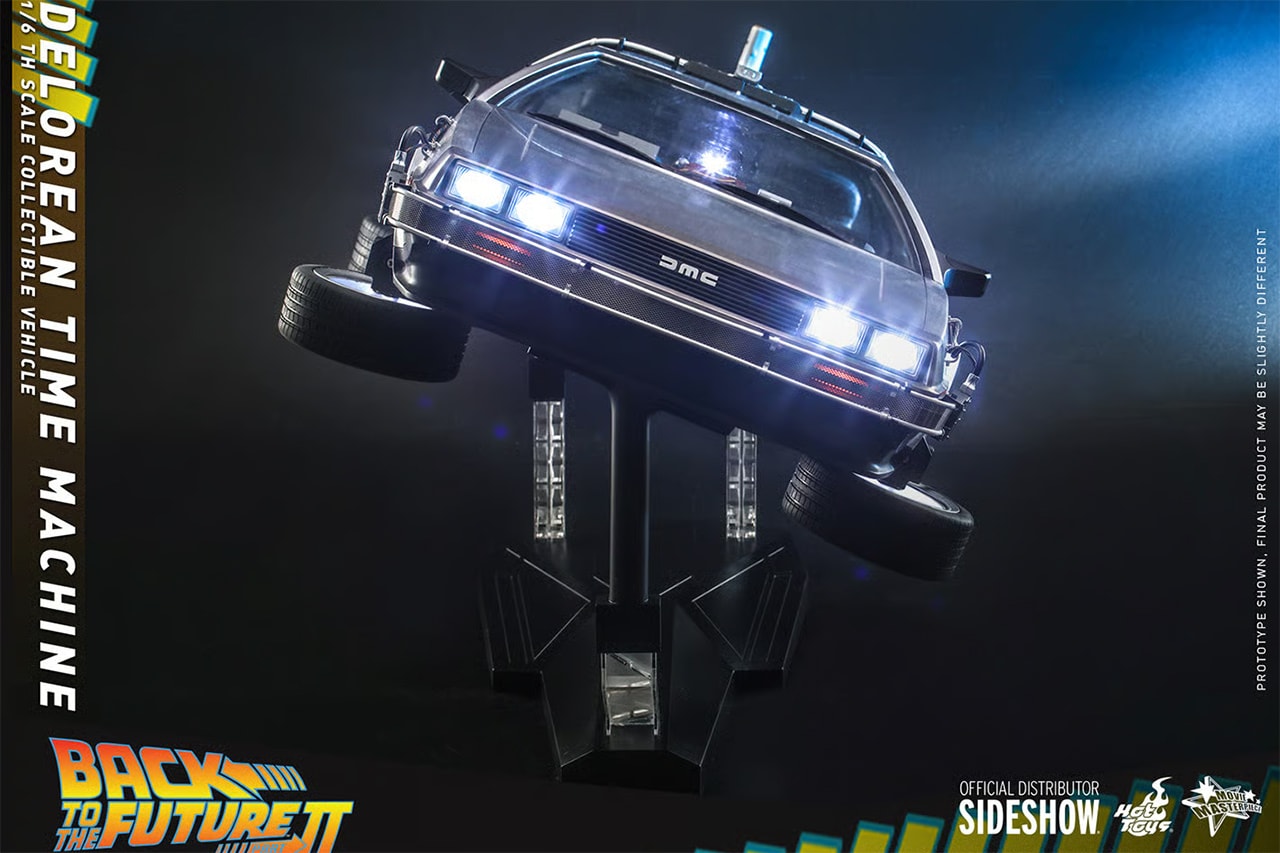 delorean time machine sixth scale hot toy release info date store list buying guide photos price