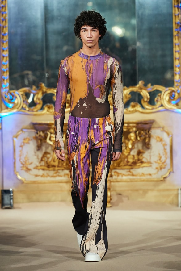Dhruv Kapoor Godzilla movie film Milan Fashion Week Fall Winter 2023 FW23 Runway Show MFW Mens Menswear