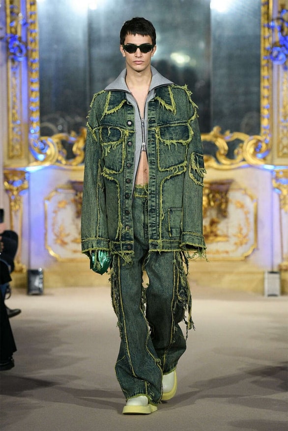 Dhruv Kapoor Godzilla movie film Milan Fashion Week Fall Winter 2023 FW23 Runway Show MFW Mens Menswear