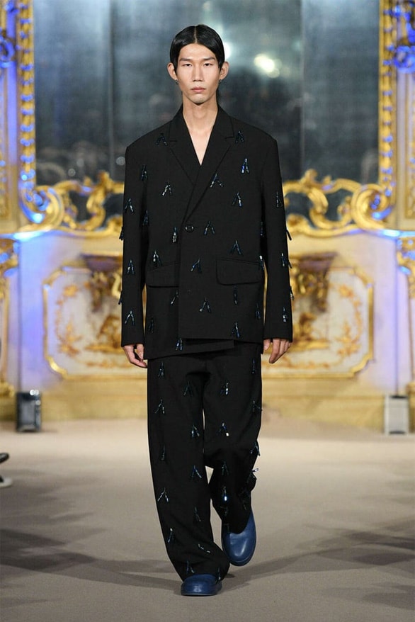 Dhruv Kapoor Godzilla movie film Milan Fashion Week Fall Winter 2023 FW23 Runway Show MFW Mens Menswear