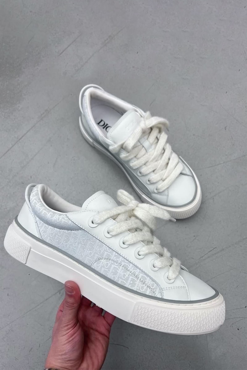 Thibo Reveals New Dior B33 Winter Colors kim jones menswear paris fashion week sneakers oblique blue navy white grey