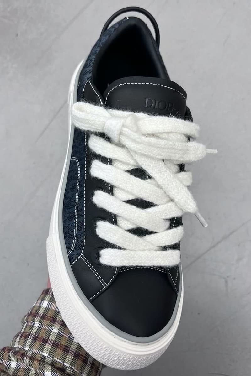 Thibo Reveals New Dior B33 Winter Colors kim jones menswear paris fashion week sneakers oblique blue navy white grey