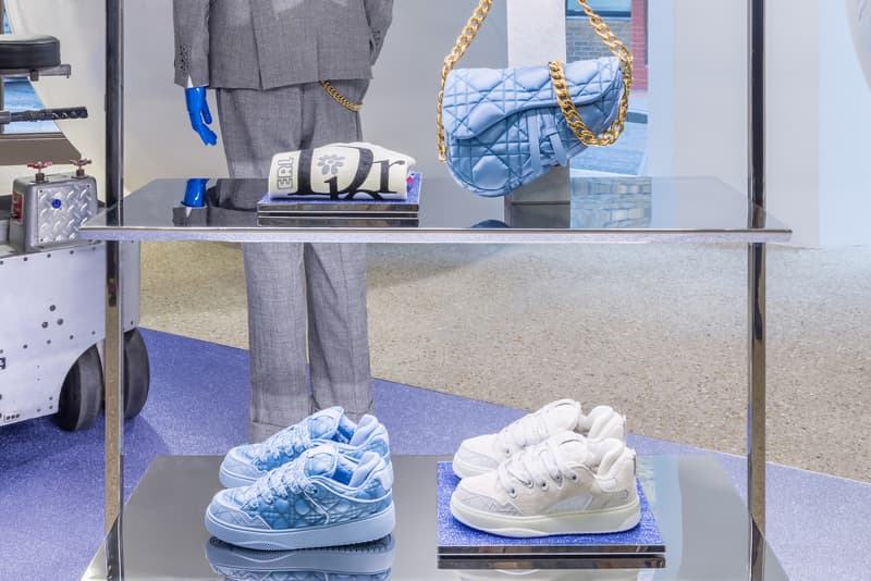 Dior x ERL Dover Street Market London Installation Collaboration Kim Jones Eli Russell Linnetz Store California Couture 