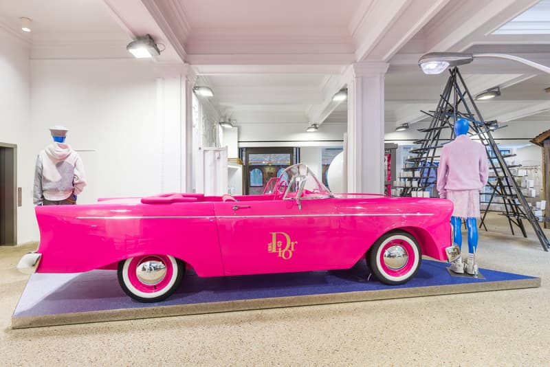 Dior x ERL Dover Street Market London Installation Collaboration Kim Jones Eli Russell Linnetz Store California Couture 
