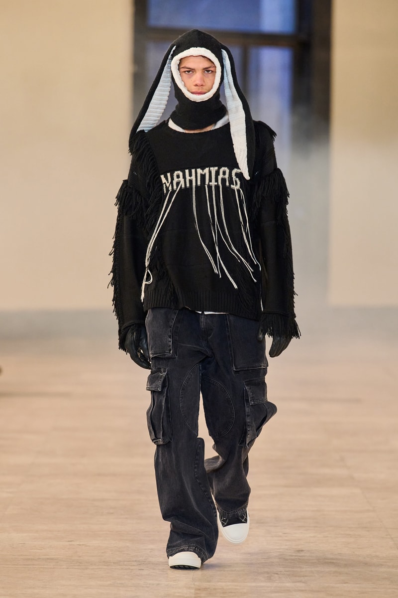 Doni NAHMIAS Kodak Black Fall Winter 2023 FW23 AW23 Runway Show Paris Fashion Week PFW Collection Performance Interview 