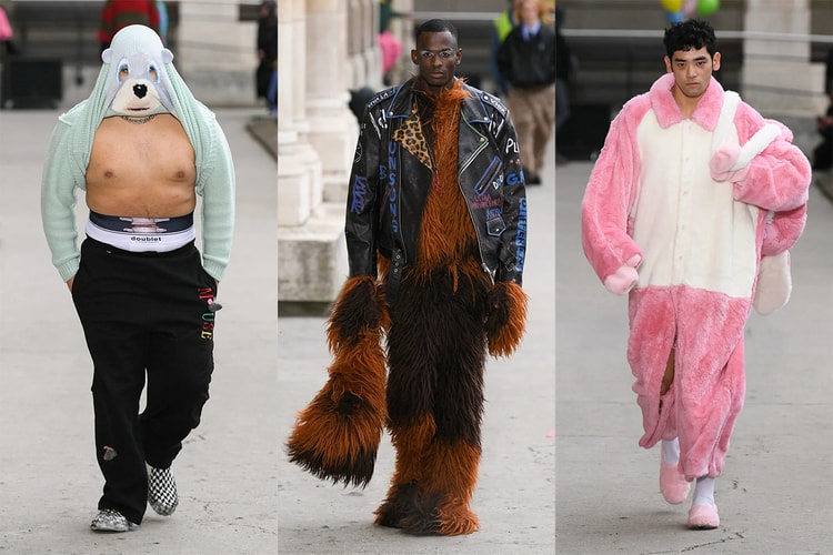 doublet FW23 Presented Furry Looks and Voguing Mice