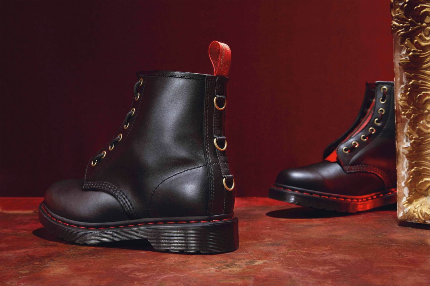 Dr Martens year of the rabbit lunar new year red black 1461 1460 boots release info date price