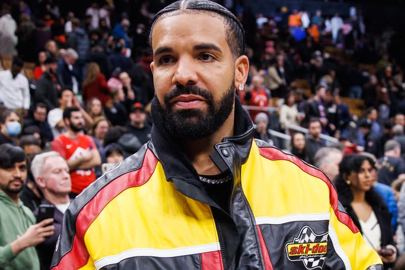 Drake Spotted Wearing $104K USD Jacob & Co. Skateboard Pendant Chain, Once Belonged to Pharrell diamonds gold iced out joopiter auction necklace bbc icecream 