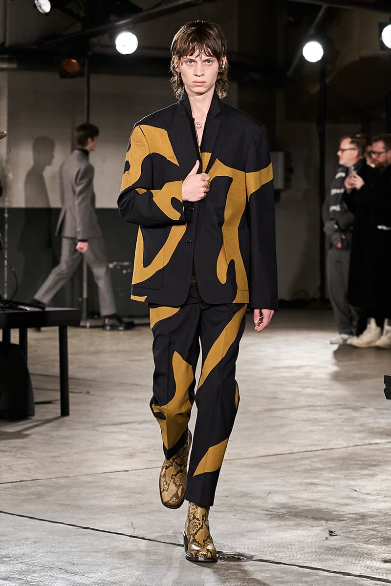 Dries Van Noten FW23 Menswear Collection Is When Rave Culture Meets Refined Tailoring paris fashion week fall winter 2023 sutis rave culture tailoring silhouettes lander adriaan belgian