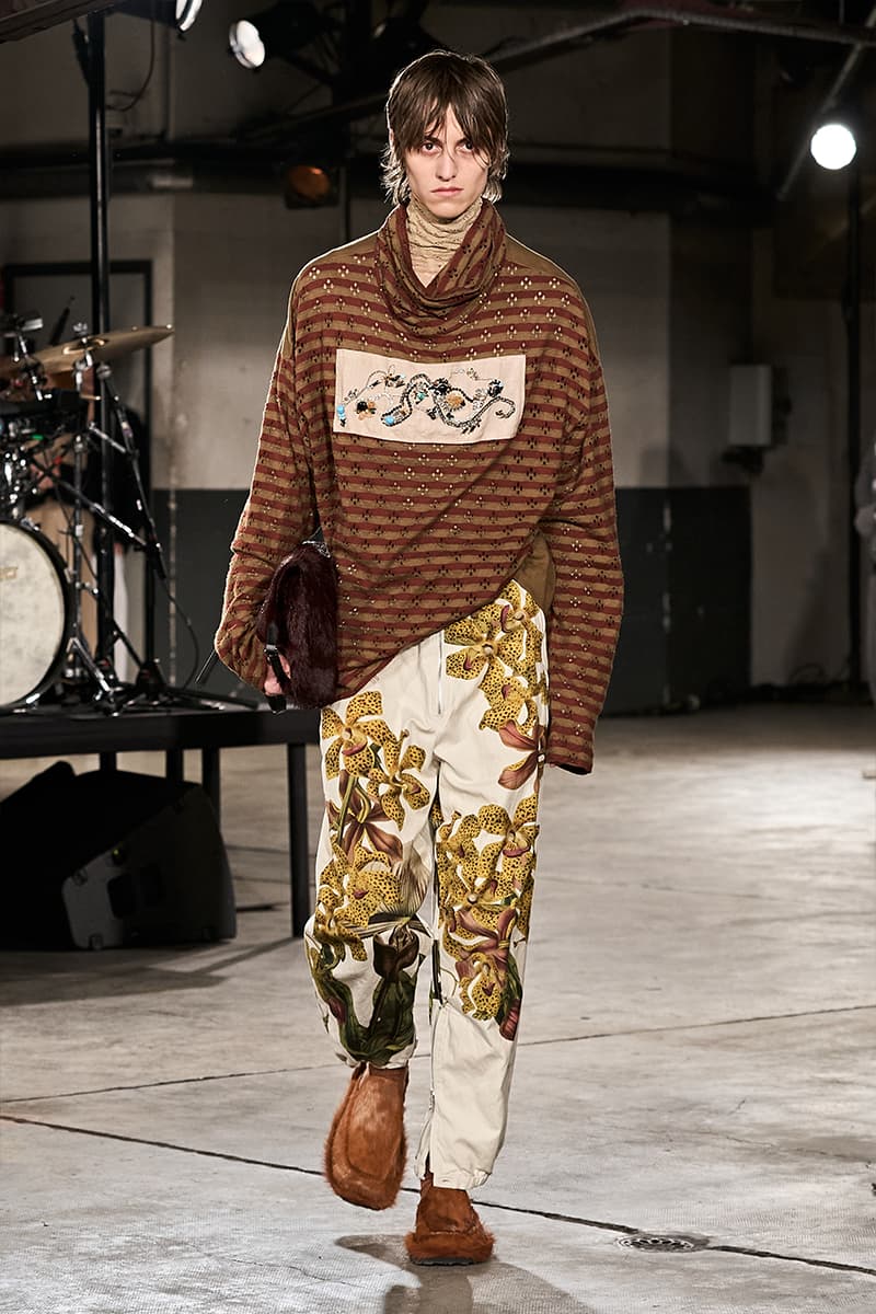 Dries Van Noten FW23 Menswear Collection Is When Rave Culture Meets Refined Tailoring paris fashion week fall winter 2023 sutis rave culture tailoring silhouettes lander adriaan belgian