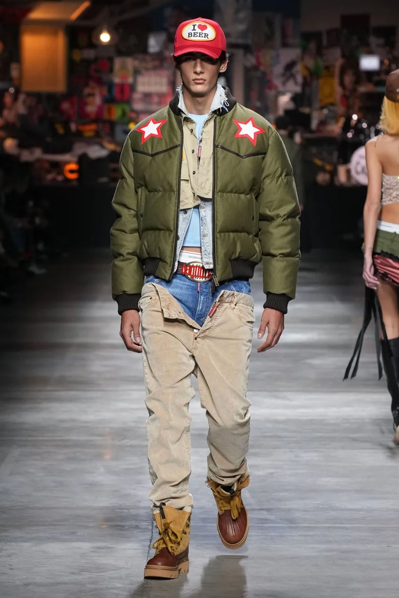 Dsquared2 FW23 Takes Geeks, Goths and It-Boys to the Rodeo