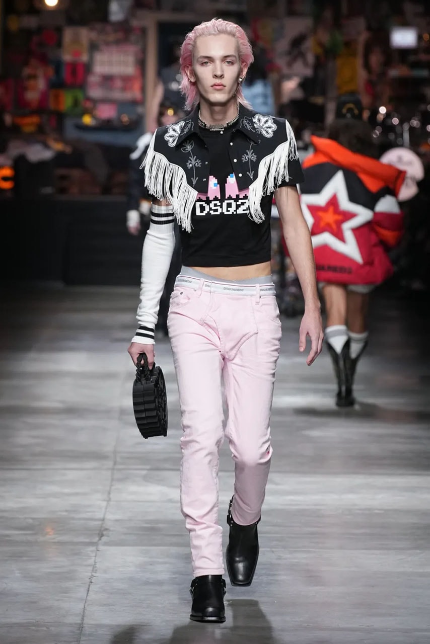 Dsquared2 FW23 Takes Geeks, Goths and It-Boys to the Rodeo