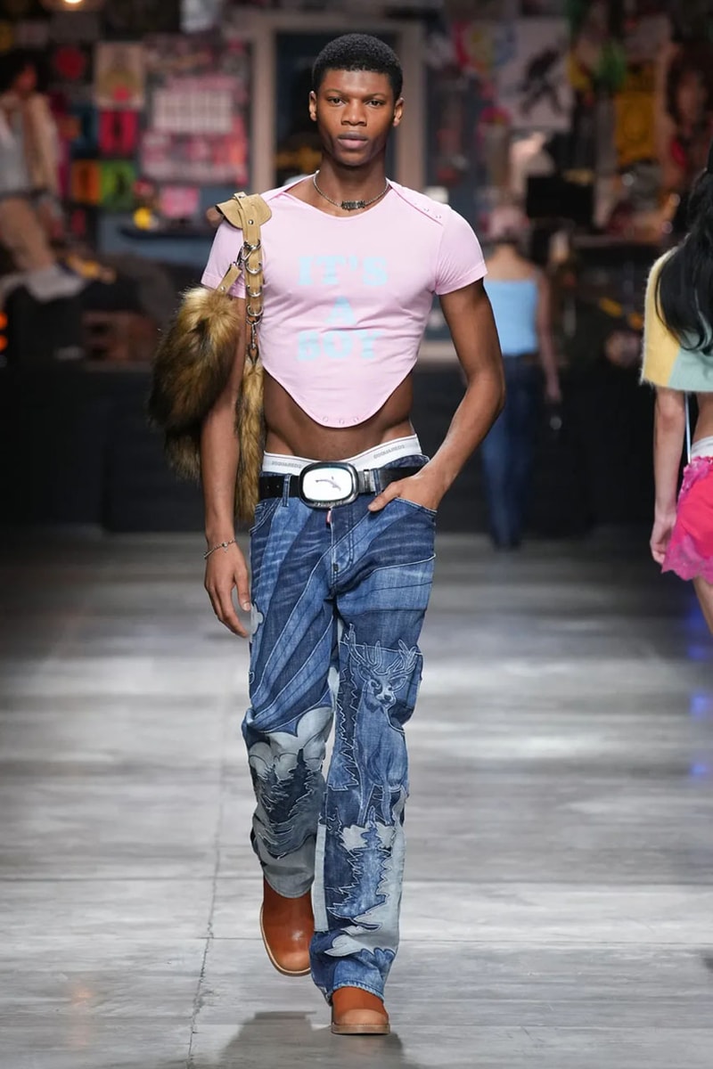 Dsquared2 FW23 Takes Geeks, Goths and It-Boys to the Rodeo